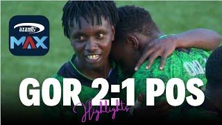 Oh my word! What an Ending! | Gor Mahia 2 :1 Posta Rangers | Highlights 2024/25 | MD19