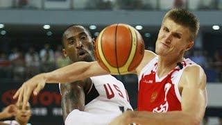 Russia vs USA 2008 Olympics Men's Basketball Exhibition Friendly Match FULL GAME English