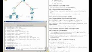 SSH, syslog and NTP configuration on Cisco router  in Packet Tracer