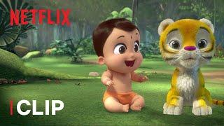 Baby Tiger Friend? Mighty Little Bheem | Netflix Jr