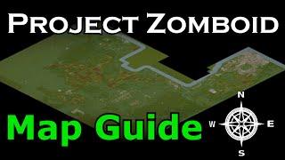 Project Zomboid MAP GUIDE | Beginner's Guide