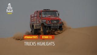 #DAKAR2021 - Stage 11 - AlUla / Yanbu - Truck Highlights