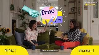 Extraordinary insurance claims: true or false? Nina Wadia and Shazia Mirza play the game with Aviva