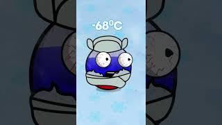 The Lowest Temperature In The World #countryballs