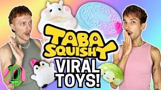 What are these VIRAL SENSORY TOYS?! TABASQUISHY sent us a package! 