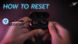 How to reset Jlab Jbuds Air by Soundproofbros