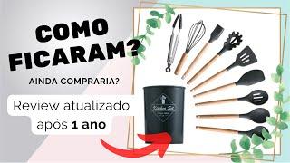 UTENSÍLIOS de SILICONE após 1 ANO DE USO - acessórios para cozinha - VALEU A PENA?