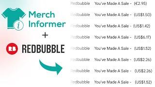 How I Use Merch Informer to Generate Sales on Redbubble (Print on Demand Niche Research)