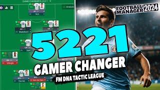 My Game Changer 5-2-2-1 tactic - FM DNA Tactic League - Football Manager 2024 v24.4