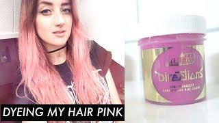 DYEING MY HAIR PINK | Vlog #21 | Emmelie Herwegh