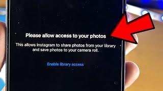 Instagram Photo Access NOT Working iPhone SOLVED!