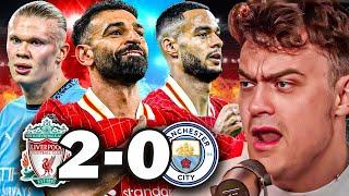 LIVERPOOL END MAN CITY'S TITLE RACE! LIVERPOOL 2-0 MAN CITY REACTION