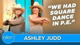 Ashley Judd Teaches Ellen to Square Dance