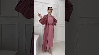 Weimei Women's Muslim Kaftan Abaya Dress Long Sleeve Maxi Dress Middle East Arabian Robe Gown #abaya