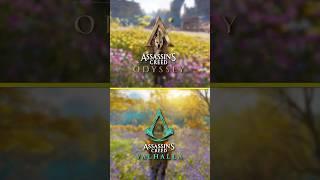 Assassin's Creed Odyssey vs Valhalla  | Details Comparison #assassinscreed #gta #gta5