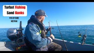 Sea Fishing UK - Turbot Fishing Offshore Sandbanks Followed By Deep Sea Wrecking For Pollock + Bass