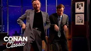 Christopher Walken Teaches Conan Dance Moves | Late Night with Conan O’Brien