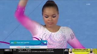 Thais Dos Santos (BRA) Floor 2019 Pan Am Games Women's Gymnastics AA