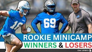 Detroit Lions Rookie Camp Winners and Losers Revealed!