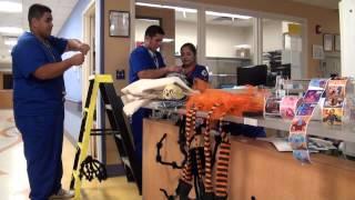 UMC Foundation Volunteers decorate El Paso Children's Hospital for Halloween