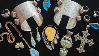 THE BEST FINDS! ANTIQUE & VINTAGE JEWELRY FROM BURTON OHIO! #vintage #reseller #finds #silver #gold