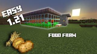 BEST 1.21 AUTOMATIC CROP FARM TUTORIAL in Minecraft Bedrock (MCPE/Xbox/PS/Switch/PC)#minecraft