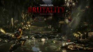 MORTAL KOMBAT X | Takeda - ALL SECRET BRUTALITIES