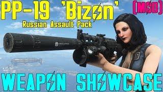 Fallout 4: Weapon Showcases: PP-19 'Bizon' (Russian Assault Pack Mod)