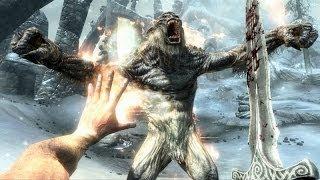 SKYRIM - Ледяной тролль