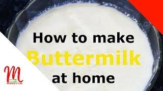 HOW TO MAKE BUTTERMILK