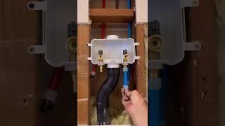 WASHER MACHINE BOX #install #diy #hit #how #howto #service #pipe #plumbing #washers #washing #clean