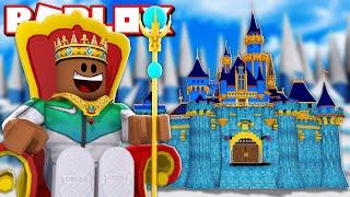 BUILDING MY OWN $1,000,000 ICE CASTLE IN ROBLOX!!