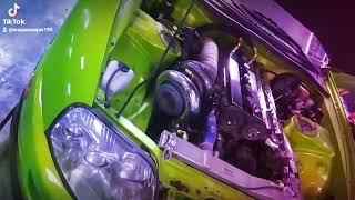 Lsx Motorsport garage in Dubai subrha 97 modify turbo now too much power in Dino