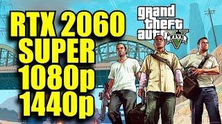 GTA 5 RTX 2060 Super OC | 1080p & 1440p 8x-4x-2x MSAA | FRAME-RATE TEST