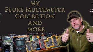 my Fluke multimeter Collection and more #clampmeter #hioki #amprobe #kpsmultimeter #klein