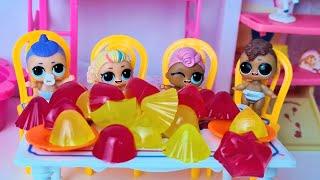 DELICIOUS GLASSES! For kids LOL surprise in kindergarten. Funny dolls lol LOL Darinelka