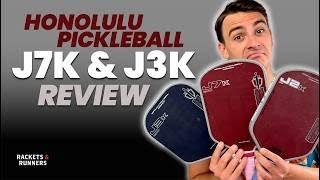 Some of the BEST paddles we've ever tested! Honolulu Pickleball J3K & J7K Review | Rackets & Runners