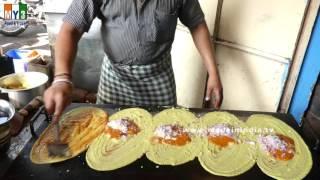 BUTTER MASALA DOSA | FAMOUS MYSORE BREAKFAST RECIPE | INDIAN STREET FOODS  2016 | 4K VIDEOS