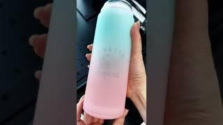Laser engraving plastic bottles with ComMarker Omni 1 laser.