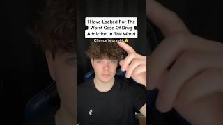 The WORST case of Drug Addiction ️GRAPHIC️ #shorts #viral #addictionawareness #beforeandafter