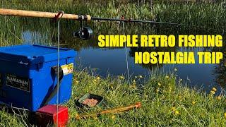 Simple Retro Fishing Nostalgia Trip - Roach and perch waggler fishing