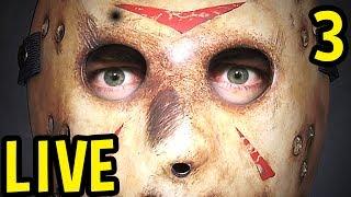 Friday The 13th Game LIVE GAMEPLAY ALL DAY - Jason Gameplay / Counselor Gameplay Pre - 1080p60