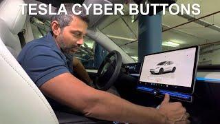 Tesla interior Upgrades | Tesla Cyber Buttons Review