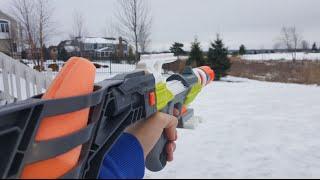 First Person Nerf War: Modulus Ion Fire vs Crosscut