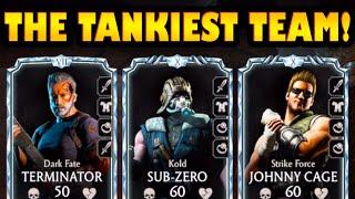 The TANKIEST TEAM in MK Mobile vs. Krypts. This Team is UNSTOPPABLE!