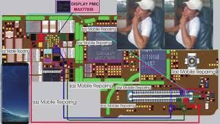 Samsung Galaxy S8 G950U Display Light Problem Solution Jumper Ways