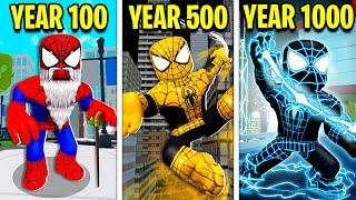 1000 YEARS AS SPIDERMAN! (Roblox)