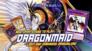 MASTER DUEL - HOW TO PLAY! LIGHT AND DARKNESS DRAGONMAID DECK - NEW BUDGET DECK 2025