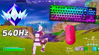 SteelSeries Apex Pro TKL ASMR  Solo Gameplay  Satisfying Keyboard Fortnite 360 FPS 4K