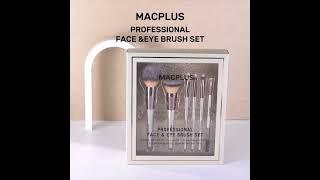 Macplus Professional Face And Eye Makeup Brushes Set With 6 Makeup Brushes Overview..